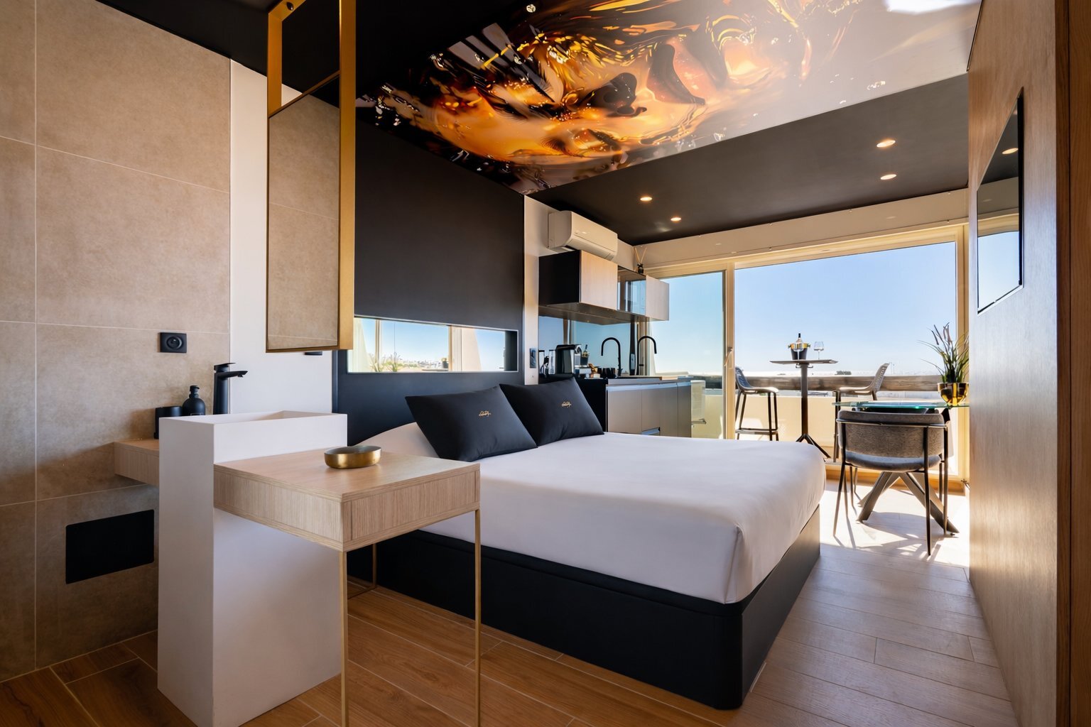 golden kiss couverture architecture interieure minimaliste espace design
